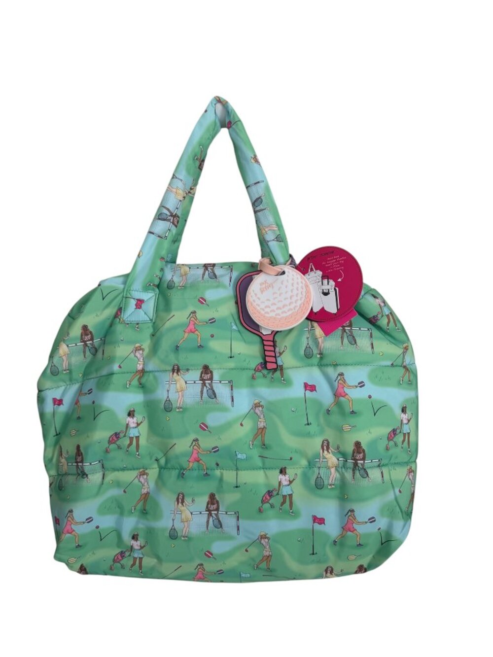 NWT Betsey Johnson Weekender Overnight Bag Sports Pickleball Tennis Golf NWT